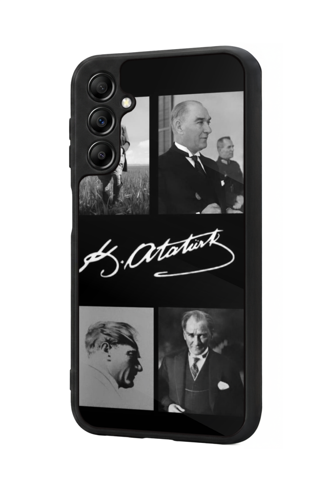 Samsung Galaxy A14 Uyumlu Mustafa Kemal Ataturk Tasarımlı Glossy Premium Kılıf
