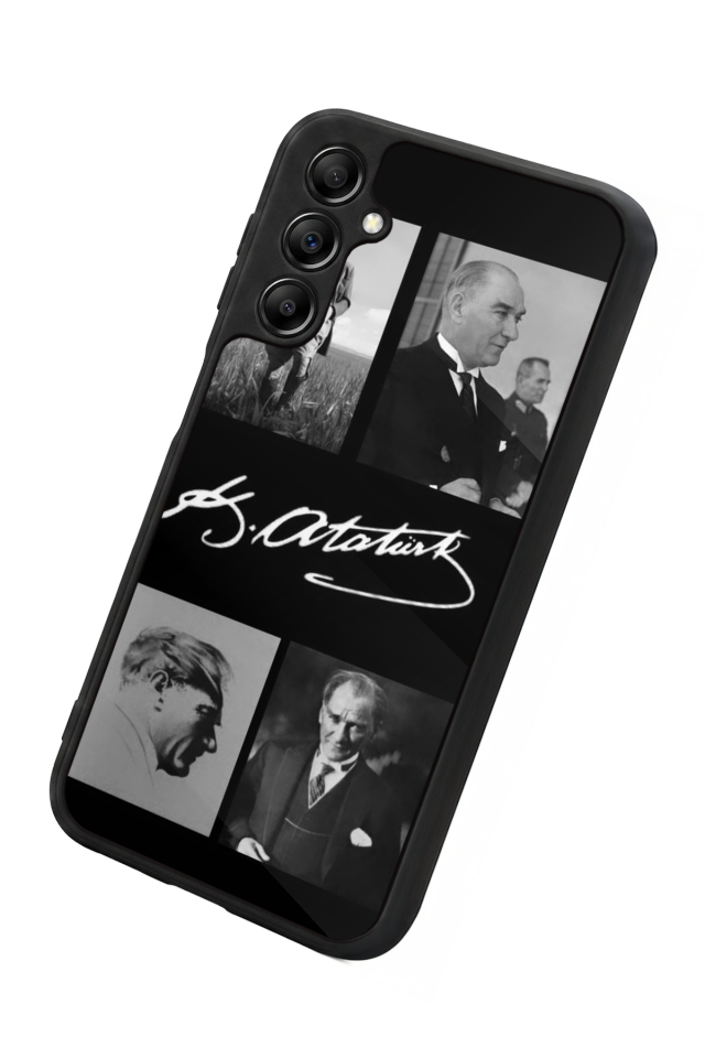 Samsung Galaxy A14 Uyumlu Mustafa Kemal Ataturk Tasarımlı Glossy Premium Kılıf