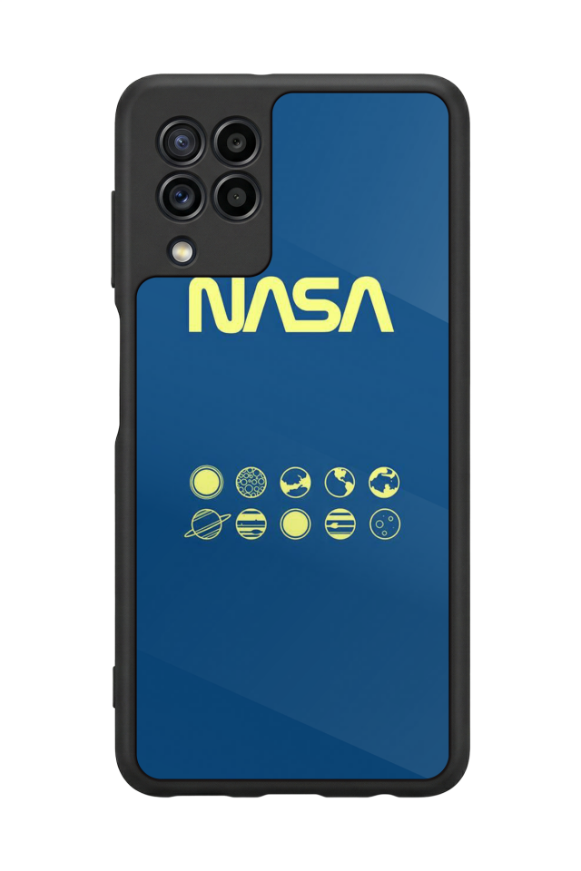 Samsung Galaxy M22 Uyumlu Nasa Tasarımlı Glossy Premium Kılıf