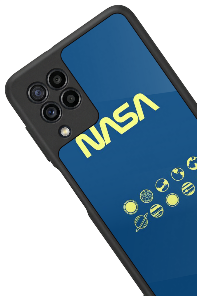 Samsung Galaxy M22 Uyumlu Nasa Tasarımlı Glossy Premium Kılıf