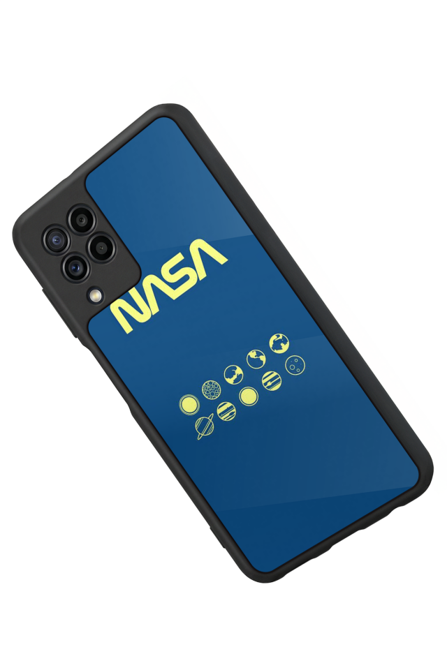 Samsung Galaxy M22 Uyumlu Nasa Tasarımlı Glossy Premium Kılıf