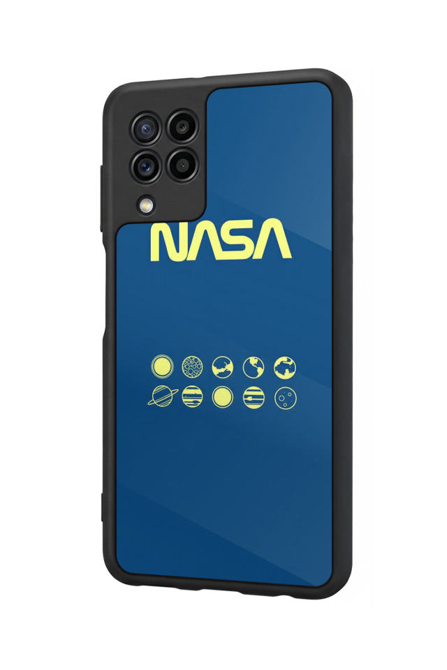 Samsung Galaxy M22 Uyumlu Nasa Tasarımlı Glossy Premium Kılıf