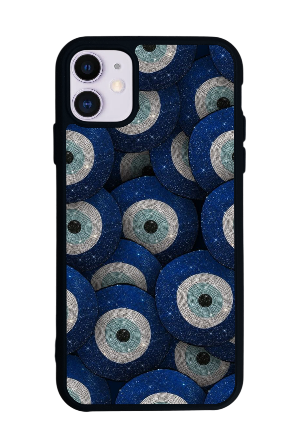 iPhone 11 Uyumlu Nazar Tasarımlı Glossy Premium Kılıf