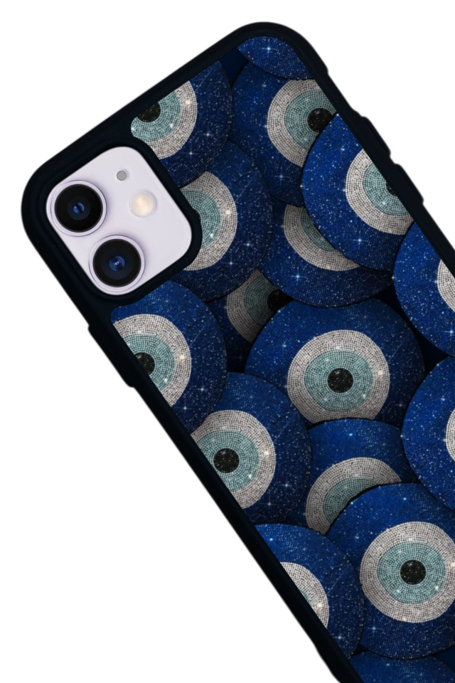 iPhone 11 Uyumlu Nazar Tasarımlı Glossy Premium Kılıf