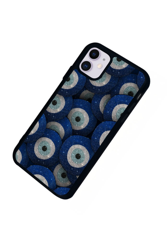 iPhone 11 Uyumlu Nazar Tasarımlı Glossy Premium Kılıf