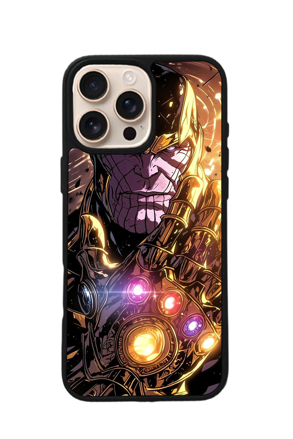 iPhone 15 Pro Max Uyumlu Thanos Tasarımlı Glossy Premium Kılıf