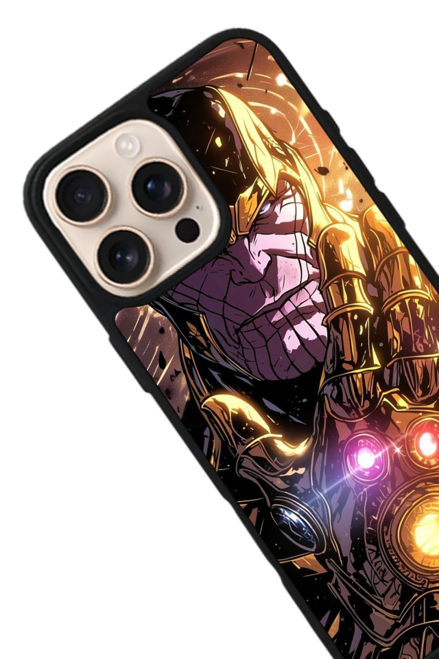 iPhone 15 Pro Max Uyumlu Thanos Tasarımlı Glossy Premium Kılıf