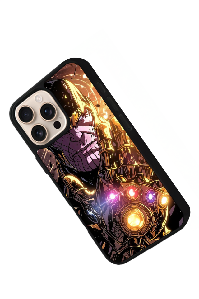 iPhone 15 Pro Max Uyumlu Thanos Tasarımlı Glossy Premium Kılıf