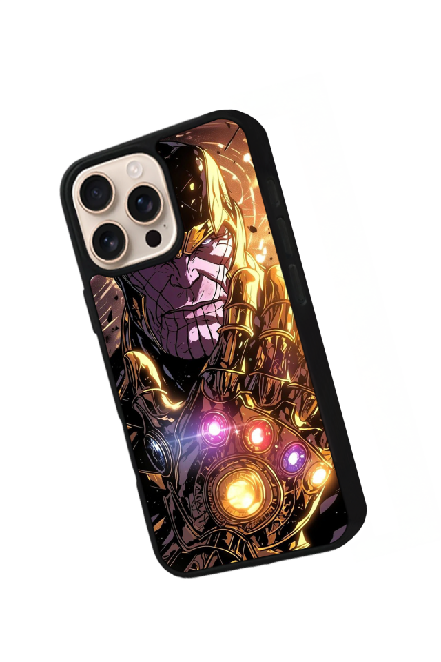 iPhone 15 Pro Max Uyumlu Thanos Tasarımlı Glossy Premium Kılıf