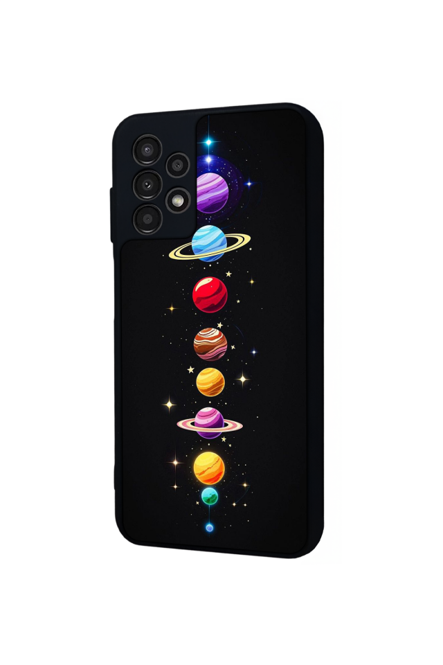Samsung Galaxy A23 Uyumlu Uzay Tasarımlı Glossy Premium Kılıf