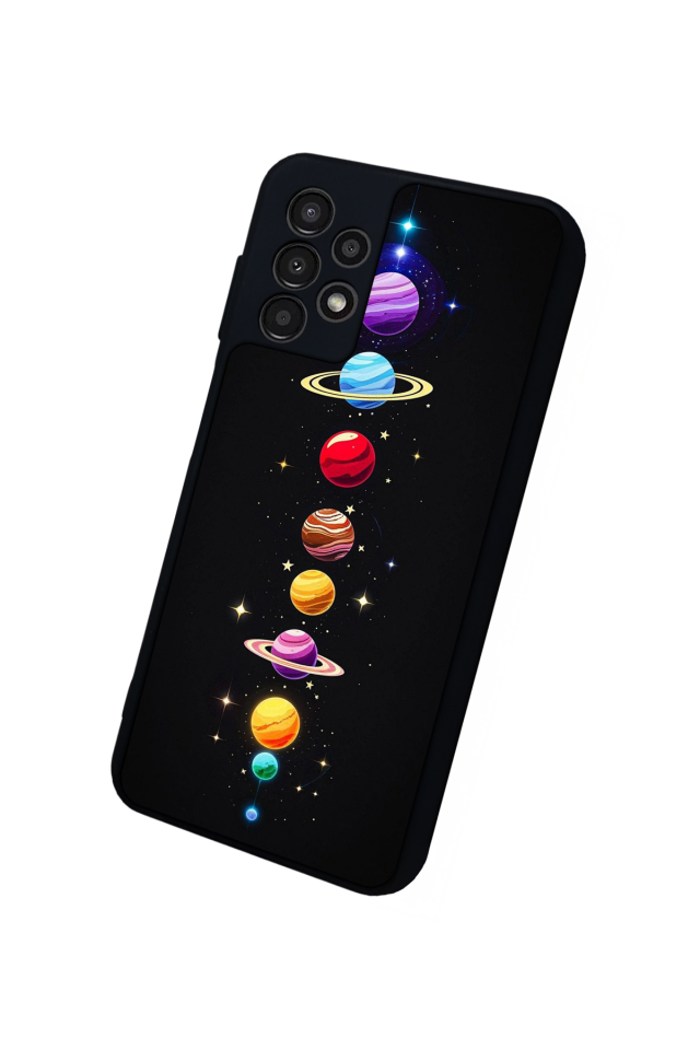 Samsung Galaxy A23 Uyumlu Uzay Tasarımlı Glossy Premium Kılıf