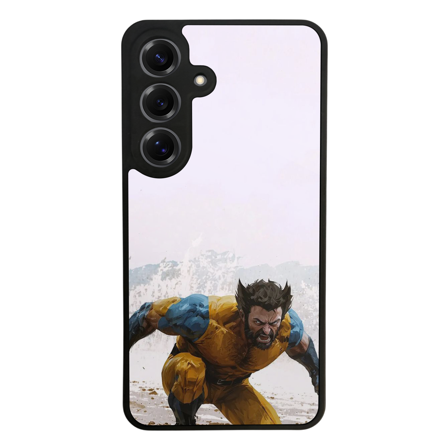 Samsung Galaxy S25 Uyumlu Wolverine Tasarımlı Glossy Premium Kılıf
