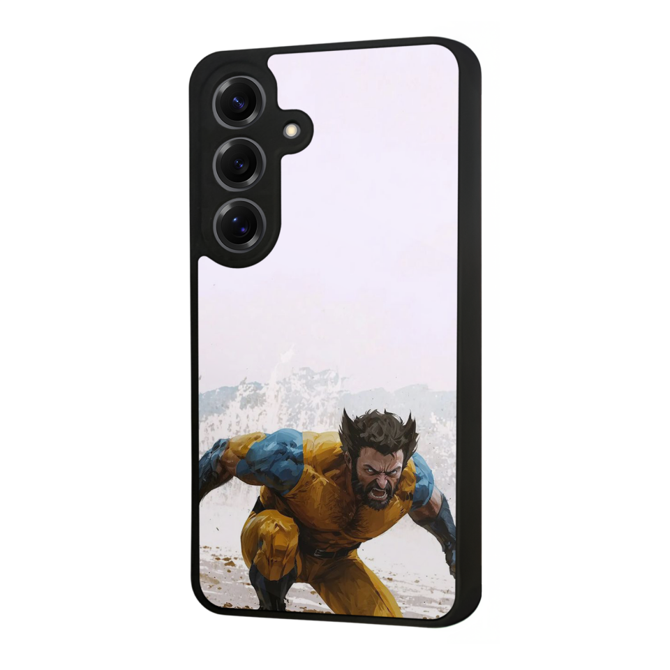 Samsung Galaxy S25 Uyumlu Wolverine Tasarımlı Glossy Premium Kılıf