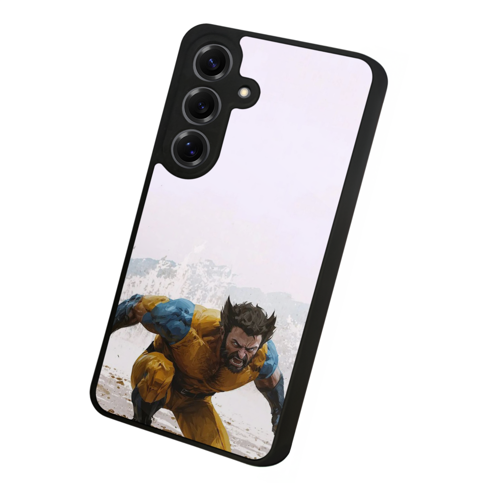 Samsung Galaxy S25 Uyumlu Wolverine Tasarımlı Glossy Premium Kılıf