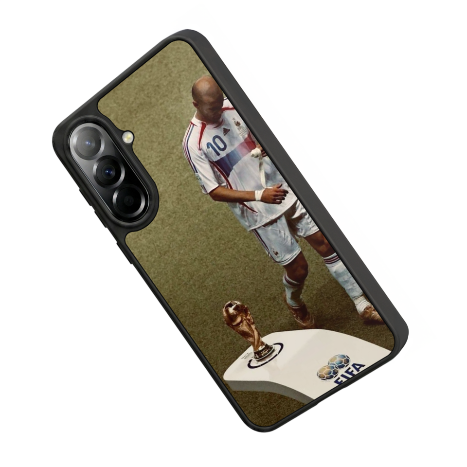 Samsung Galaxy A37 Uyumlu Zidane Tasarımlı Glossy Premium Kılıf