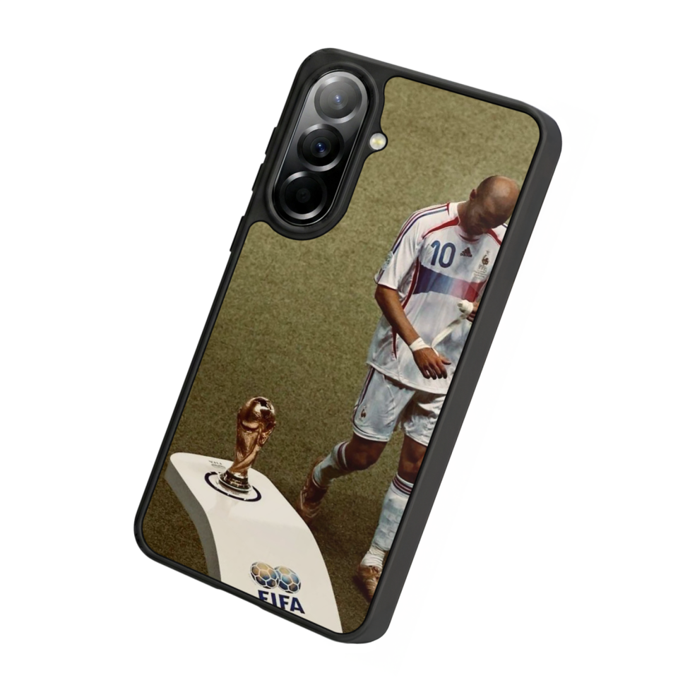 Samsung Galaxy A37 Uyumlu Zidane Tasarımlı Glossy Premium Kılıf