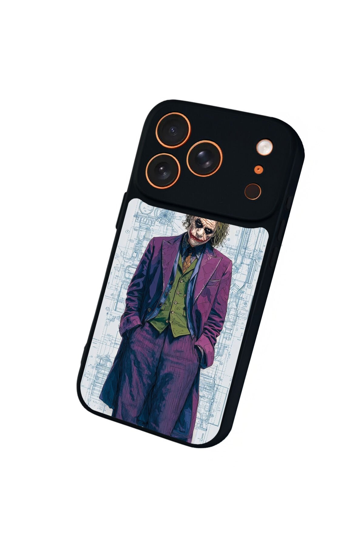 iPhone 17 Pro Max Uyumlu Joker Tasarımlı Glossy Premium Kılıf
