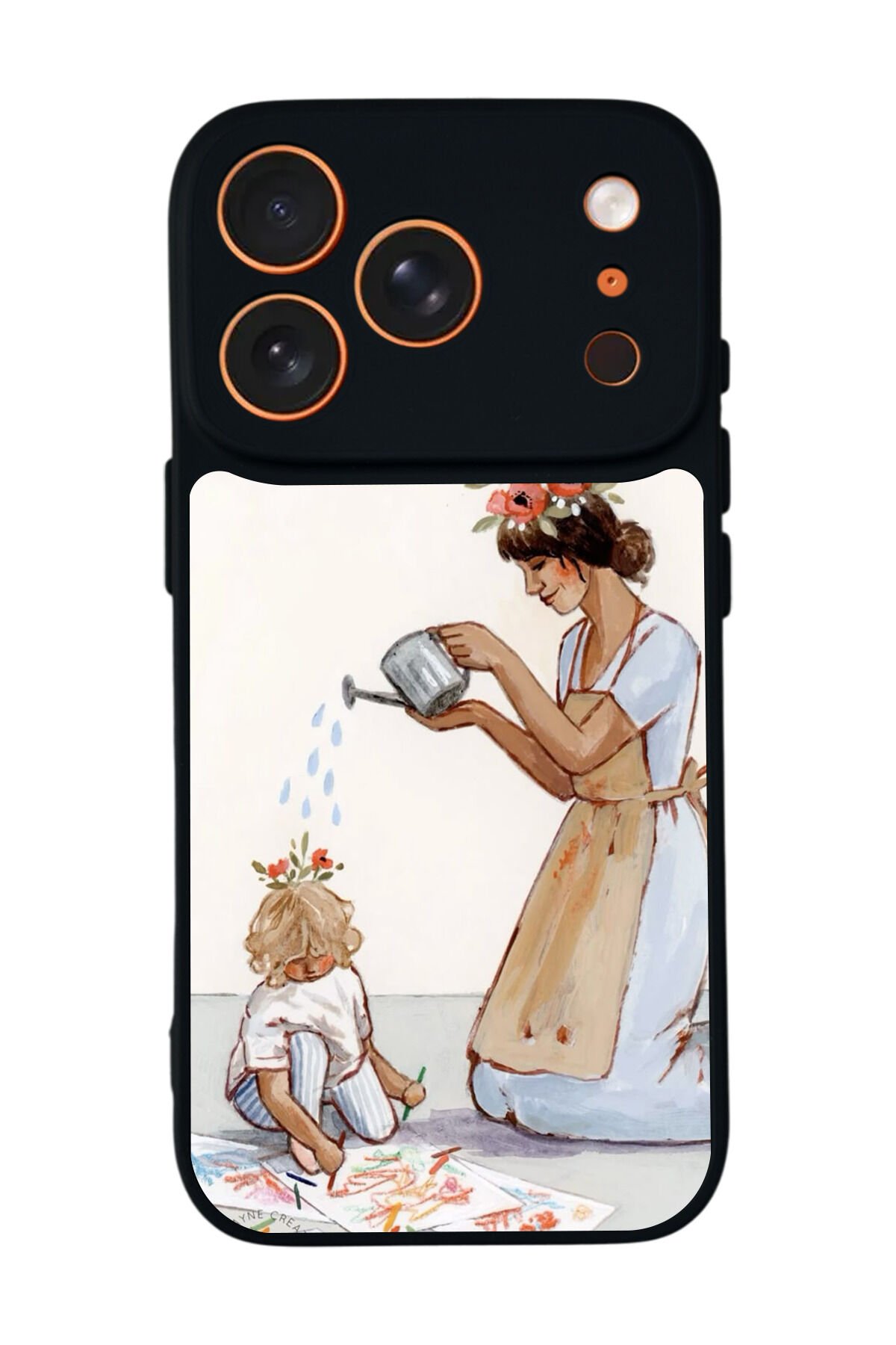 iPhone 17 Pro Uyumlu Kalp Love Tasarımlı Glossy Premium Kılıf