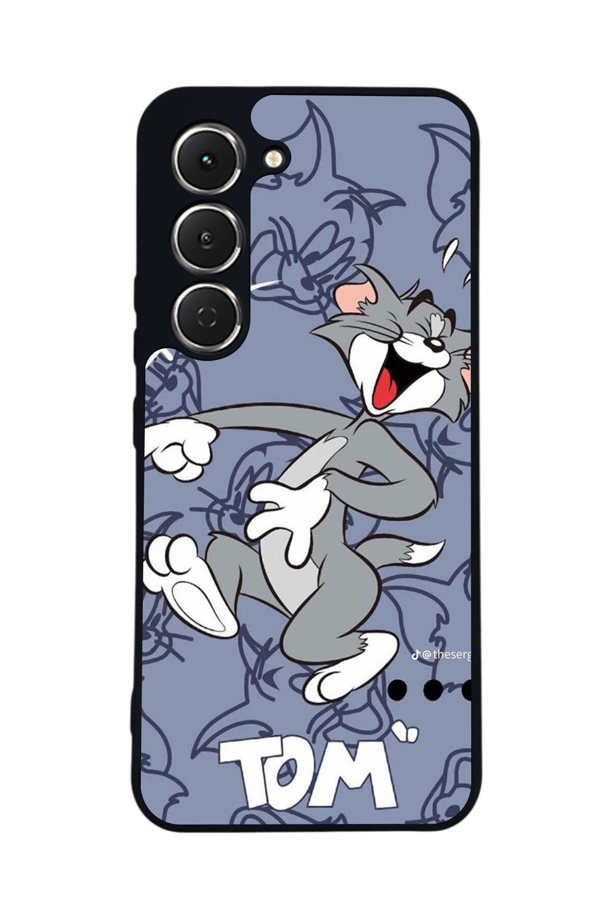 Tecno Spark 40 Pro Uyumlu Tom And Jerry Tasarımlı Glossy Premium Kılıf