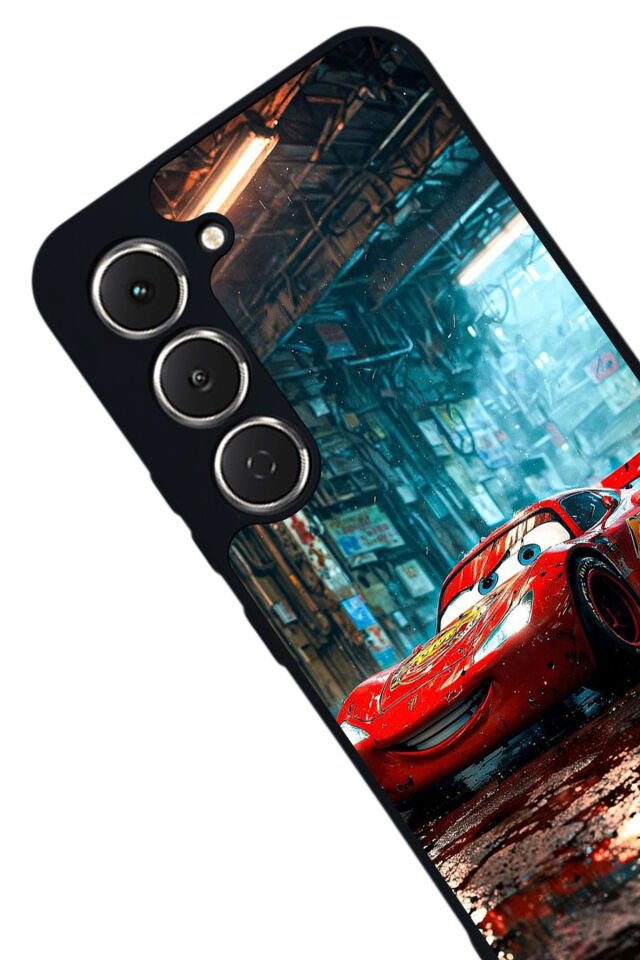 Tecno Spark 40 Pro Uyumlu Şimsek McQueen Tasarımlı Glossy Premium Kılıf