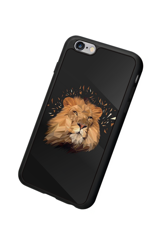 iPhone 6s Plus Uyumlu Aslan Tasarımlı Glossy Premium Kılıf