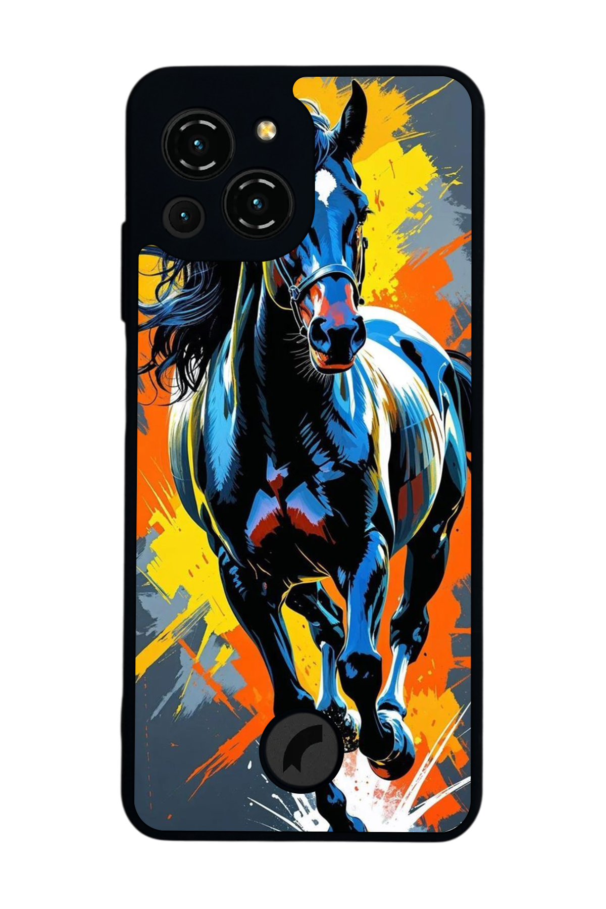 Reeder S23 Pro Max Uyumlu At Horse Tasarımlı Glossy Premium Kılıf