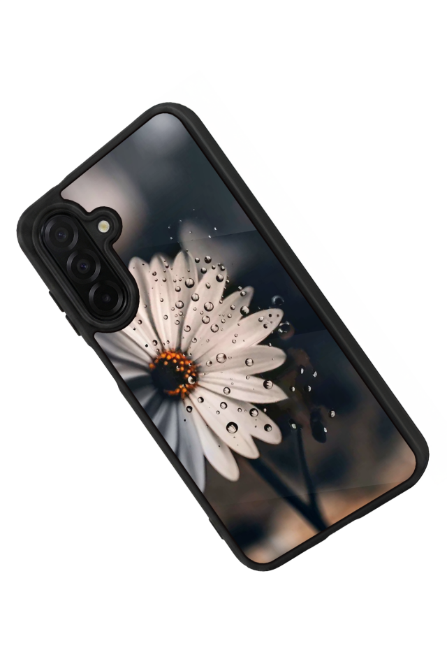 Samsung Galaxy A56 Uyumlu Cicek Tasarımlı Glossy Premium Kılıf