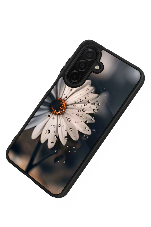 Samsung Galaxy A56 Uyumlu Cicek Tasarımlı Glossy Premium Kılıf