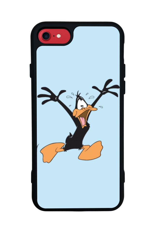 iPhone 8 Uyumlu Daffy duck Tasarımlı Glossy Premium Kılıf