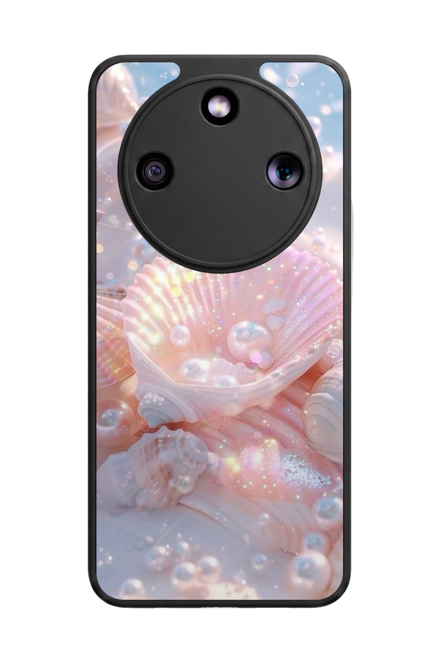 Honor Magic 8 Lite Uyumlu  İnci Tasarımlı Glossy Premium Kılıf