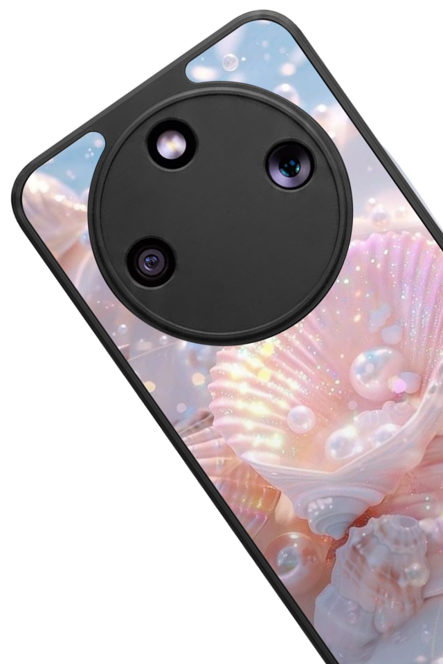 Honor Magic 8 Lite Uyumlu  İnci Tasarımlı Glossy Premium Kılıf