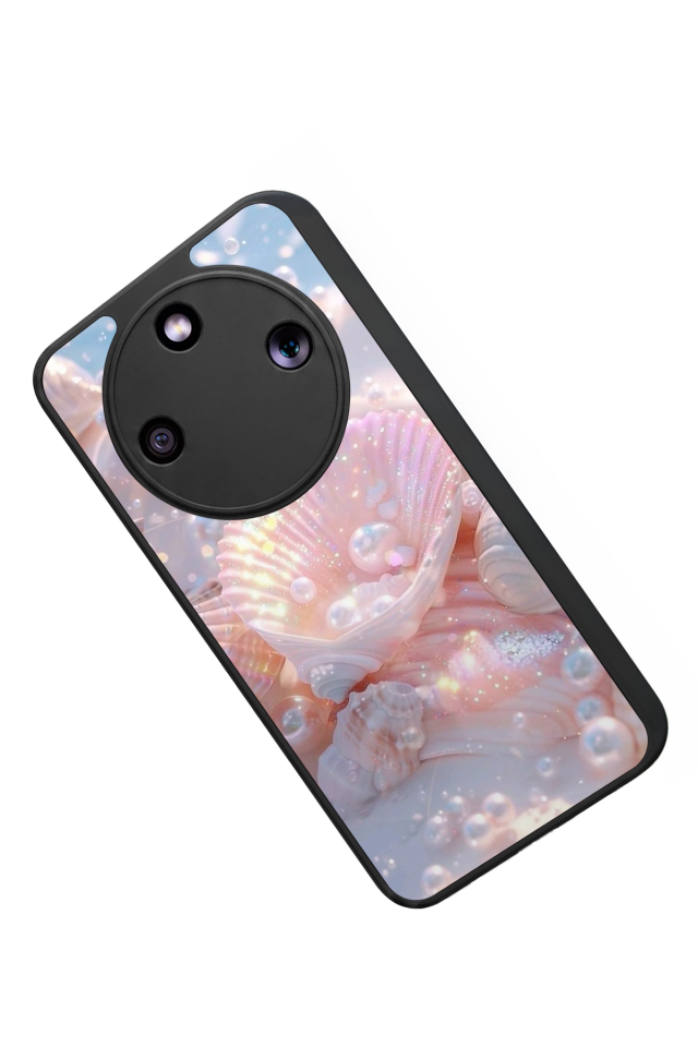 Honor Magic 8 Lite Uyumlu  İnci Tasarımlı Glossy Premium Kılıf