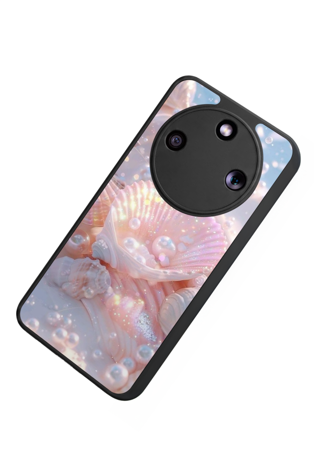 Honor Magic 8 Lite Uyumlu  İnci Tasarımlı Glossy Premium Kılıf