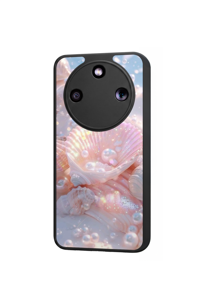Honor Magic 8 Lite Uyumlu  İnci Tasarımlı Glossy Premium Kılıf