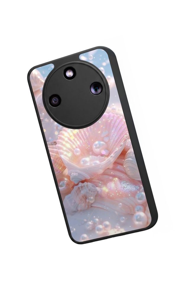 Honor Magic 8 Lite Uyumlu  İnci Tasarımlı Glossy Premium Kılıf