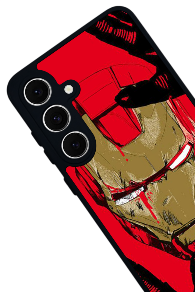 Samsung Galaxy A16 Uyumlu  Iron Man ( Demir Adam ) Tasarımlı Glossy Premium Kılıf