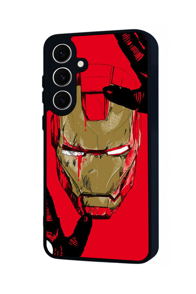 Samsung Galaxy A16 Uyumlu  Iron Man ( Demir Adam ) Tasarımlı Glossy Premium Kılıf