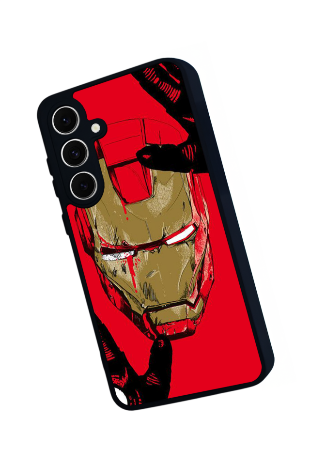Samsung Galaxy A16 Uyumlu  Iron Man ( Demir Adam ) Tasarımlı Glossy Premium Kılıf