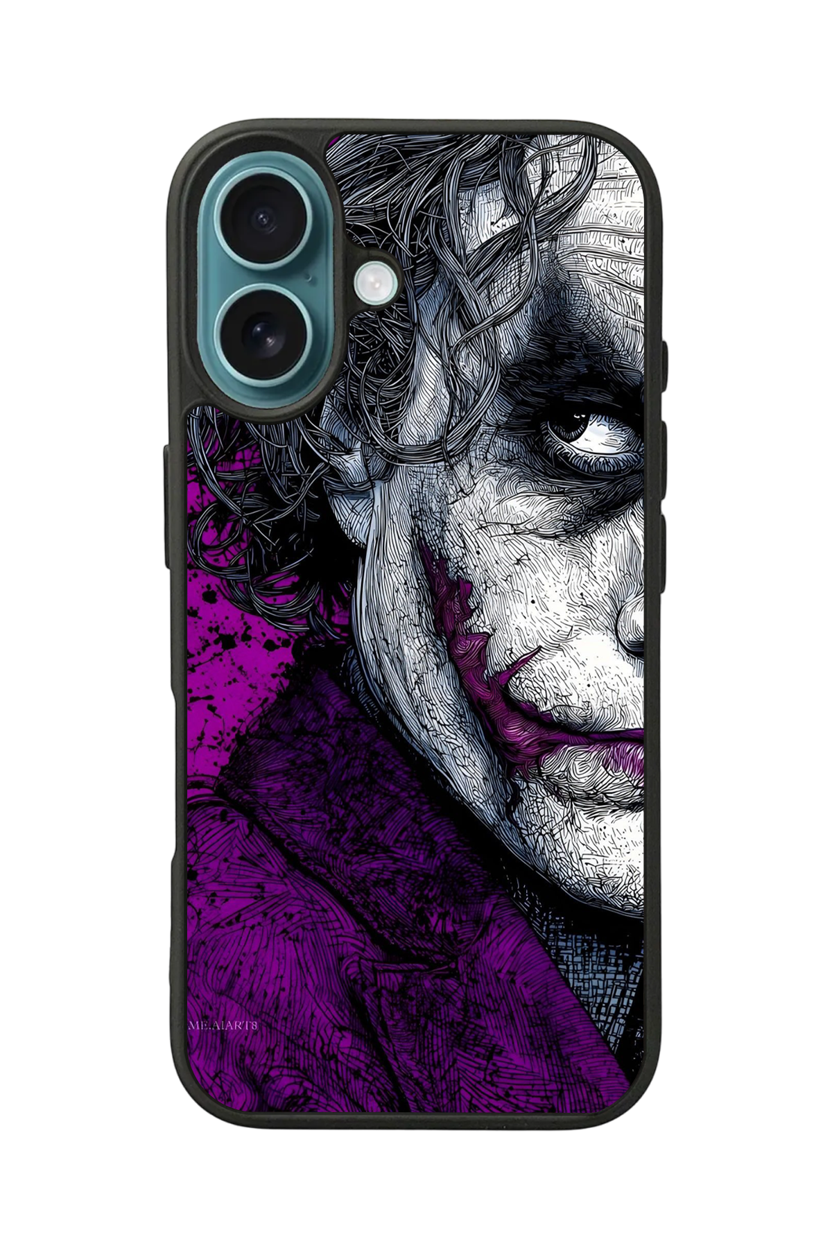 iPhone 16 Uyumlu Joker Tasarımlı Glossy Premium Kılıf