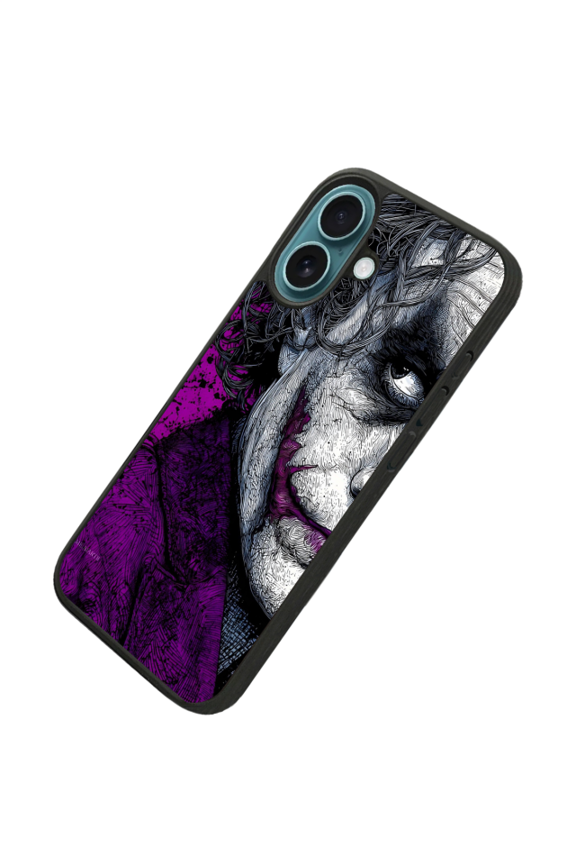 iPhone 16 Uyumlu Joker Tasarımlı Glossy Premium Kılıf