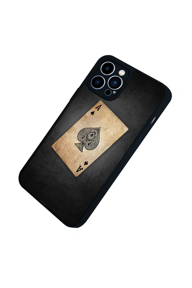 iPhone 12 Pro Max Uyumlu Kart Tasarımlı Glossy Premium Kılıf