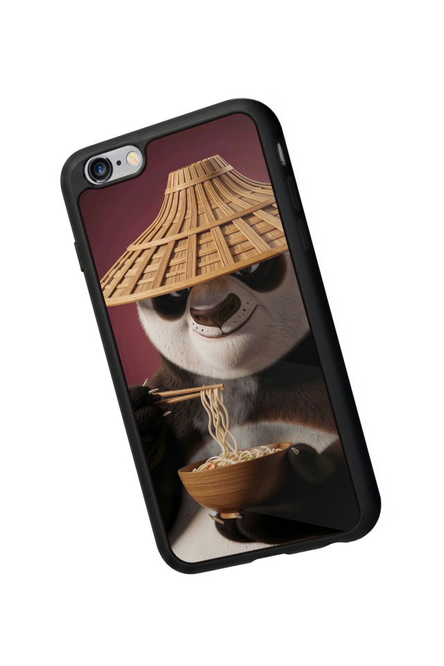 iPhone 6 Plus Uyumlu Kung Fu Panda Tasarımlı Glossy Premium Kılıf