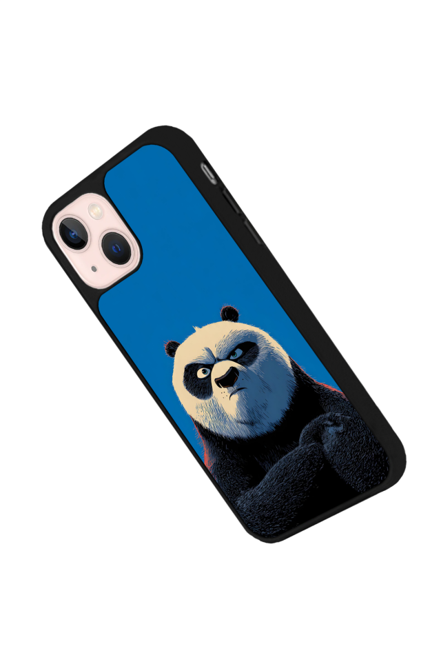 iPhone 13 Mini Uyumlu Kung Fu Panda Tasarımlı Glossy Premium Kılıf