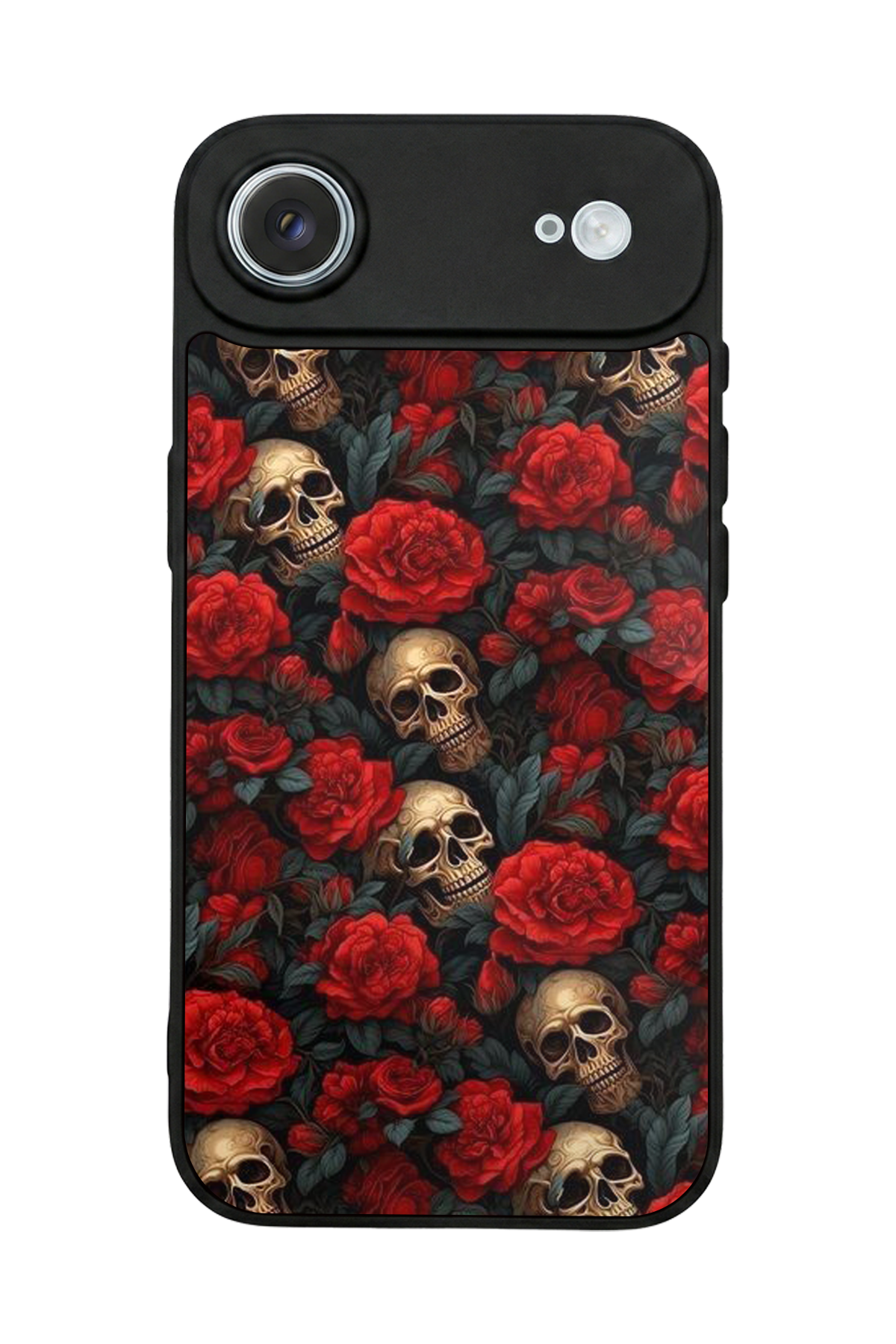 iPhone 17 Air Uyumlu KuruKafa Tasarımlı Glossy Premium Kılıf