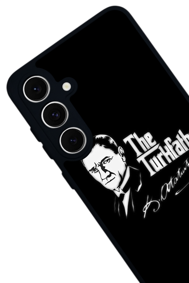 Samsung Galaxy S24 FE Uyumlu  Mustafa Kemal Ataturk Tasarımlı Glossy Premium Kılıf