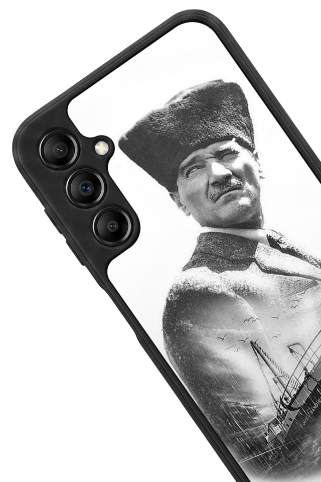 Samsung Galaxy A14 Uyumlu Mustafa Kemal Ataturk Tasarımlı Glossy Premium Kılıf