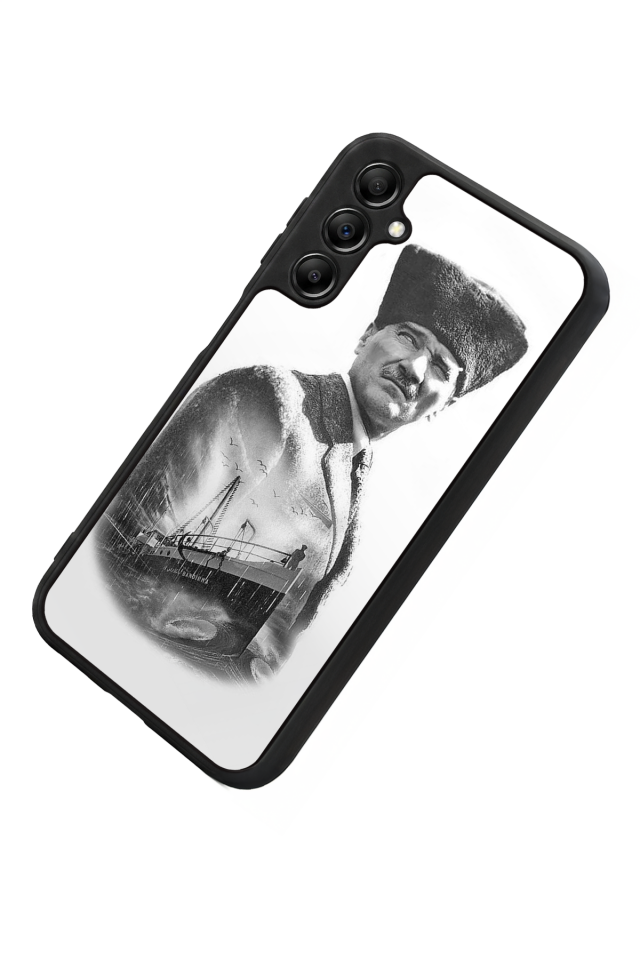 Samsung Galaxy A14 Uyumlu Mustafa Kemal Ataturk Tasarımlı Glossy Premium Kılıf