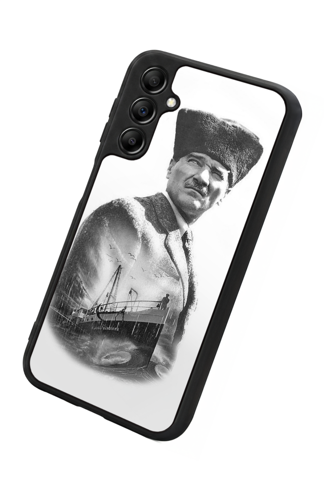Samsung Galaxy A14 Uyumlu Mustafa Kemal Ataturk Tasarımlı Glossy Premium Kılıf