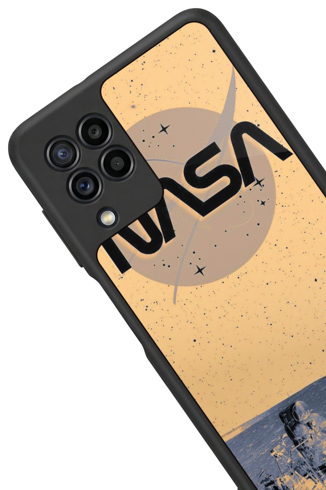 Samsung Galaxy M22 Uyumlu Nasa Tasarımlı Glossy Premium Kılıf