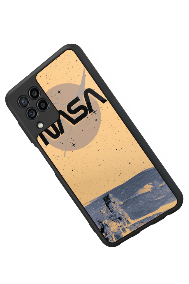 Samsung Galaxy M22 Uyumlu Nasa Tasarımlı Glossy Premium Kılıf